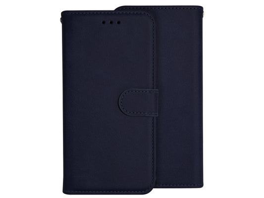 Étui Portefeuille Languette – Bleu Nuit Élégant