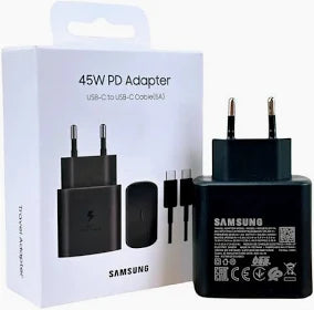 Adaptateur Samsung 45W + Câble - Noir
